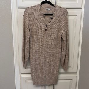 American Eagle waffle sweater dress